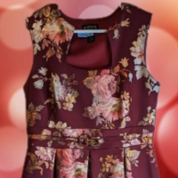 Enfocus  10 lined, square neck, fit & flare stretch sleeveless. Fall/winter - Picture 2 of 3